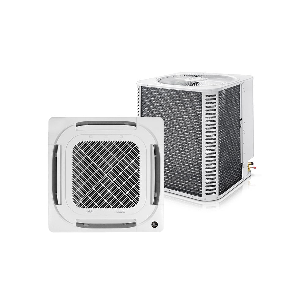 Ar Condicionado Split Cassete Elgin Eco Inverter 36000 BTU/h Frio Monofásico 45KVFI36C2NA – 220 Volts