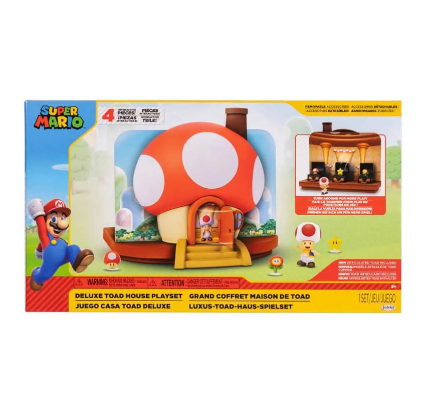 Playset Casa Deluxe do Toad Super Mario - Sunny 4209