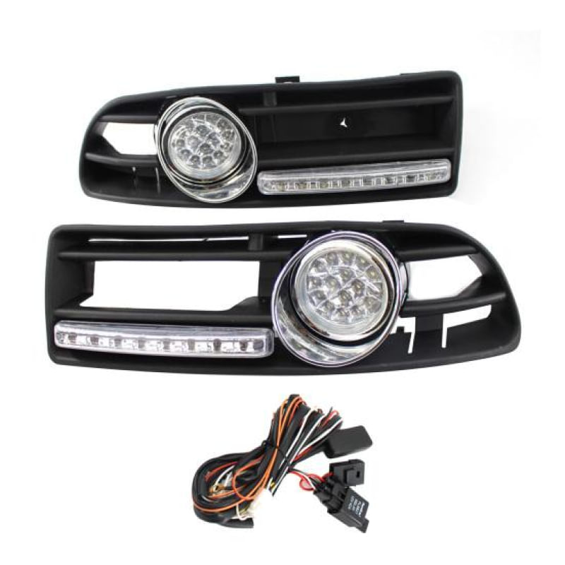 2 Peças de Farol de Neblina LED Super Brilhante para VW Bora 99-04