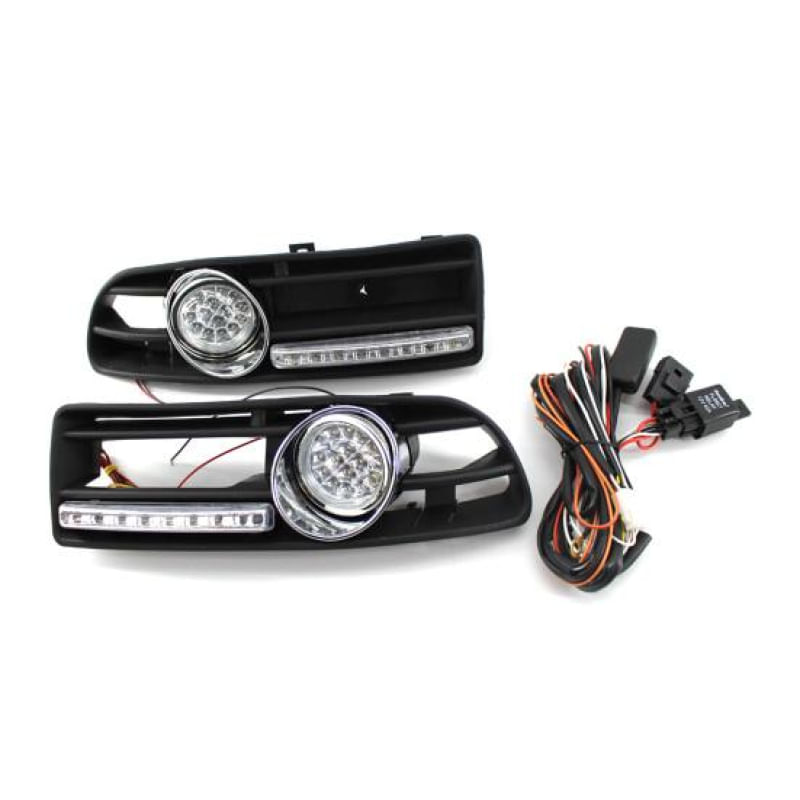 2 Peças de Farol de Neblina LED Super Brilhante para VW Bora 99-04