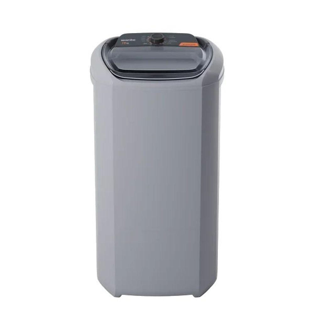 Lavadora De Roupas Semiautomática Premium 15 Kg Silver Wanke 127V