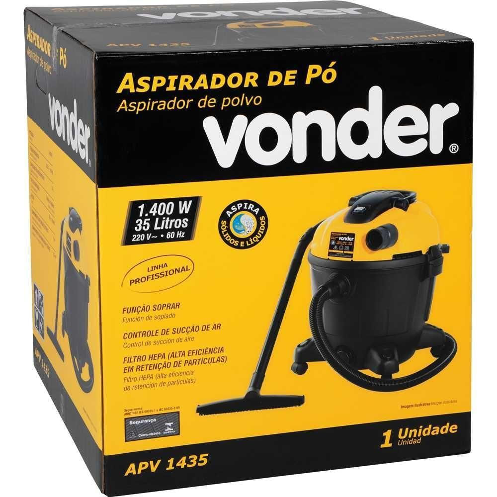 Aspirador De Pó 1400w 220v Apv1435 Vonder