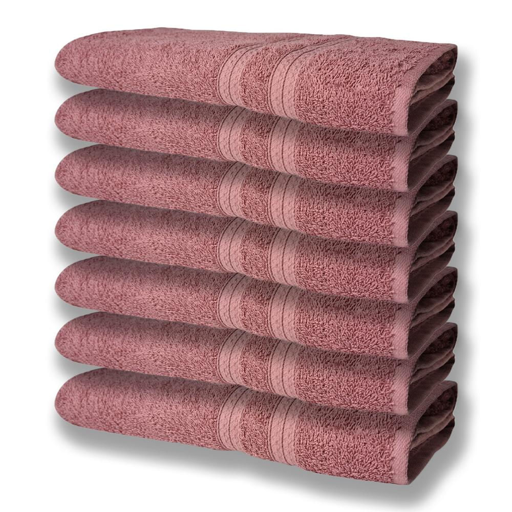7 Toalhas Grande Super Felpudas e Grossa 80x150 Rosê