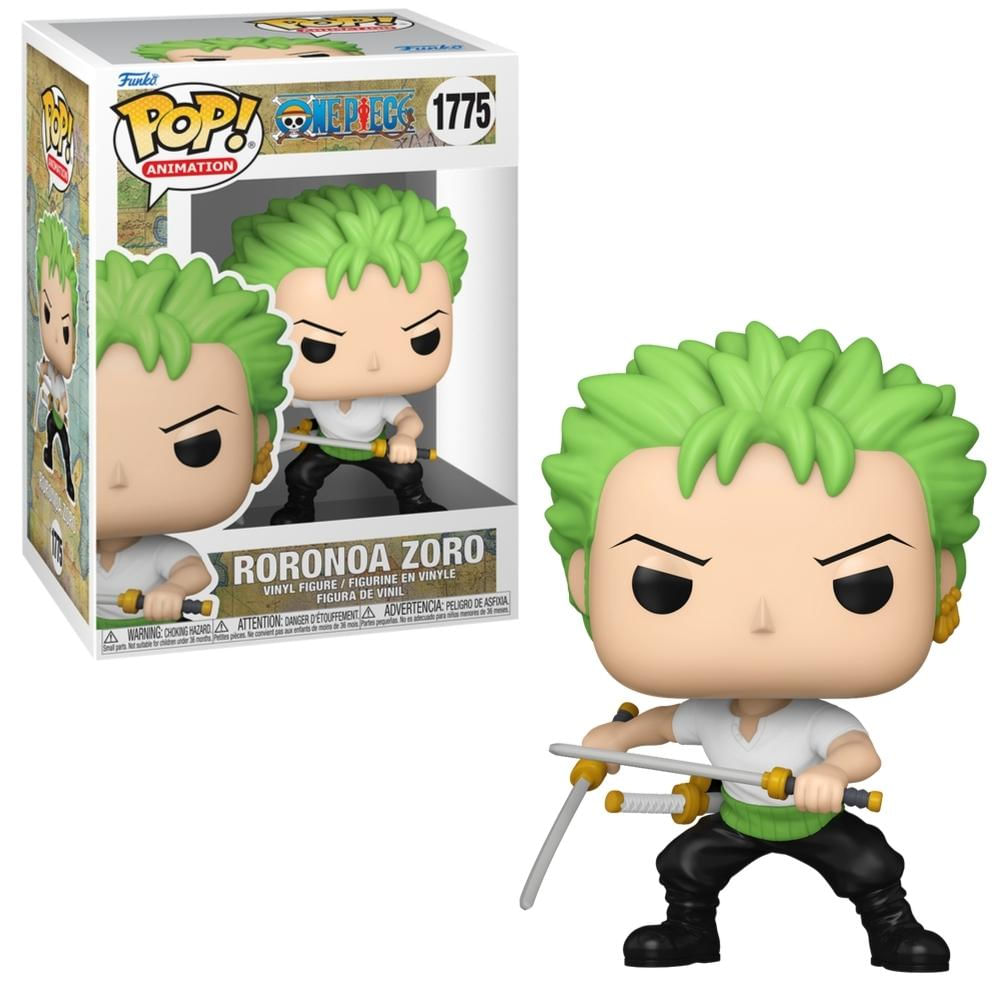 Boneco Funko Pop! One Piece - Zoro com Duas Espadas