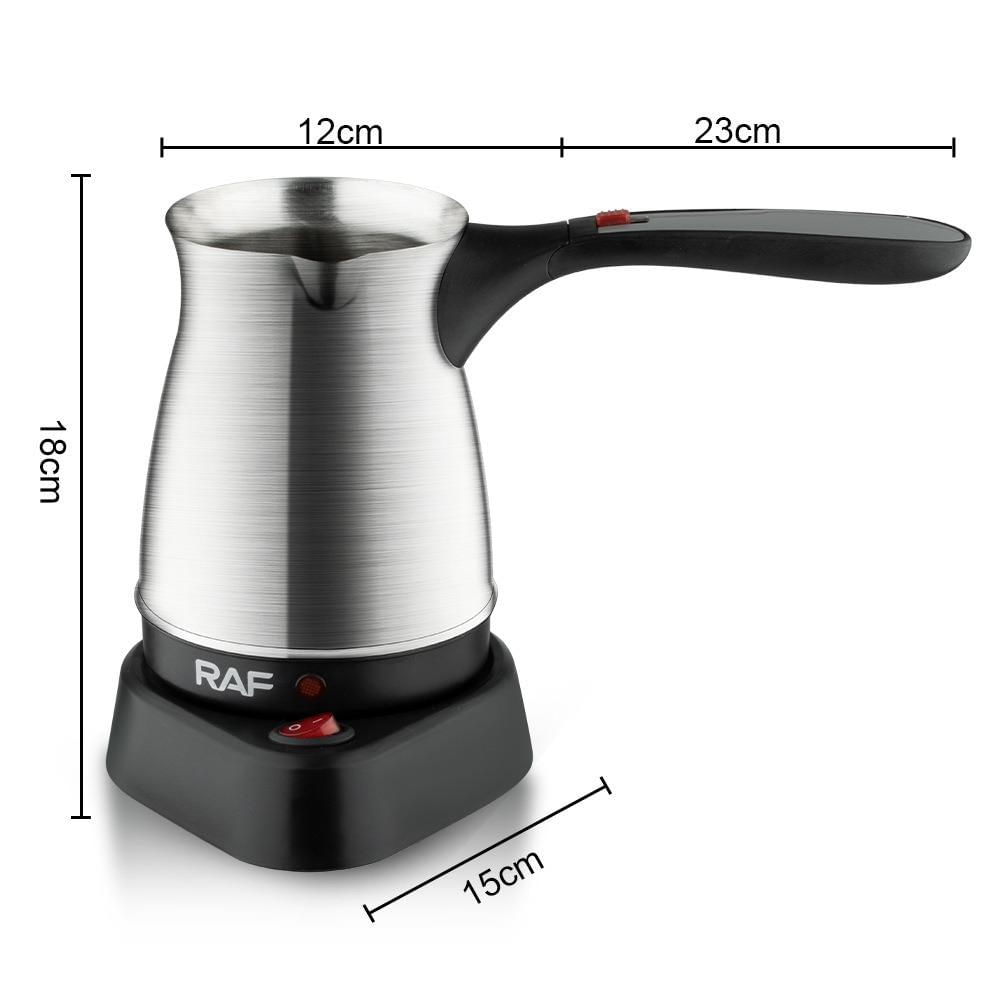 Bule Elétrico de Café Turco em Aço Inoxidável 500ml 1 peça