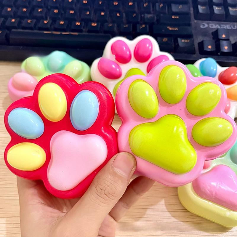 Brinquedo de Estresse em Forma de Patinha de Gato