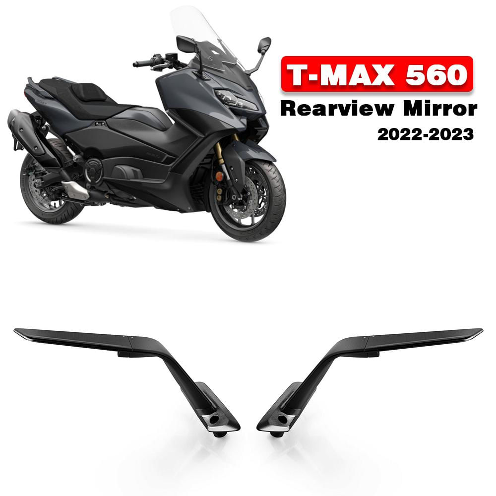 Novos Espelhos Retrovisores Ajustáveis de Alumínio para YAMAHA T-MAX 560