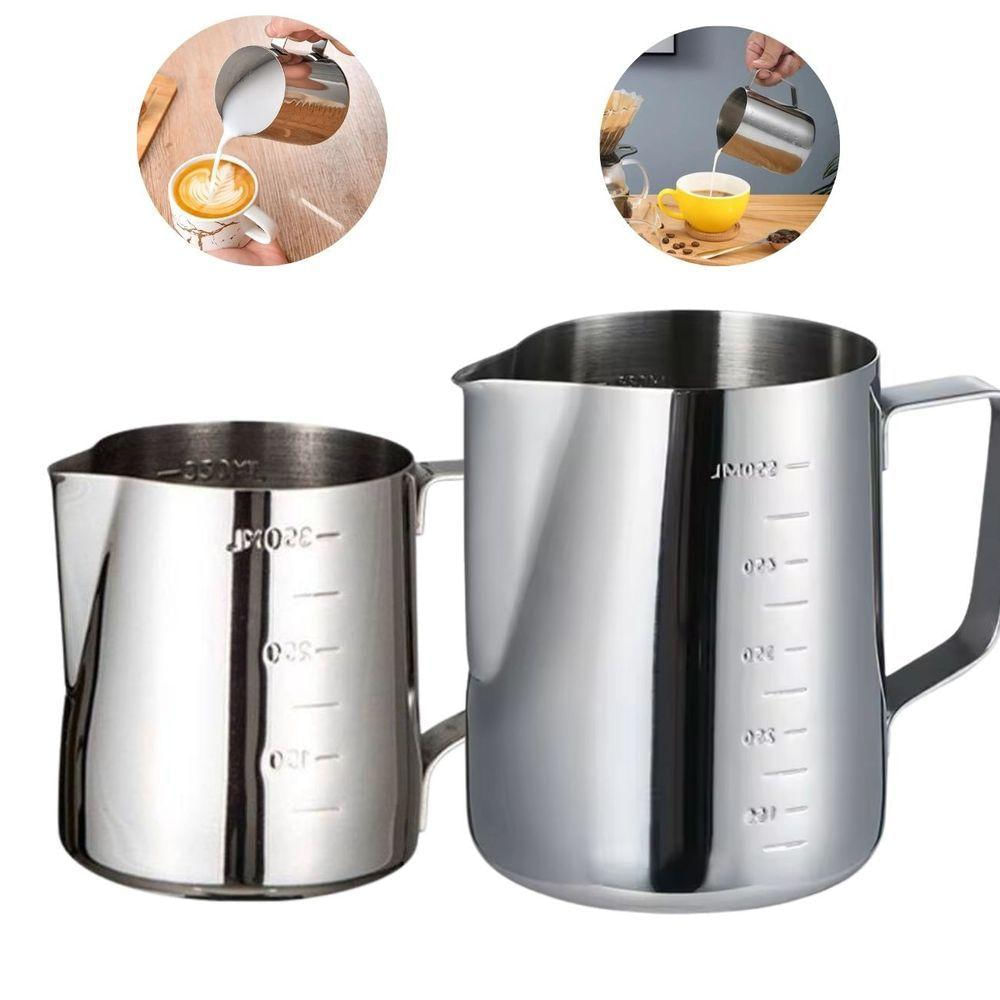 Kit 2 Jarras Barista Inox 350+600 Ml Café Leite