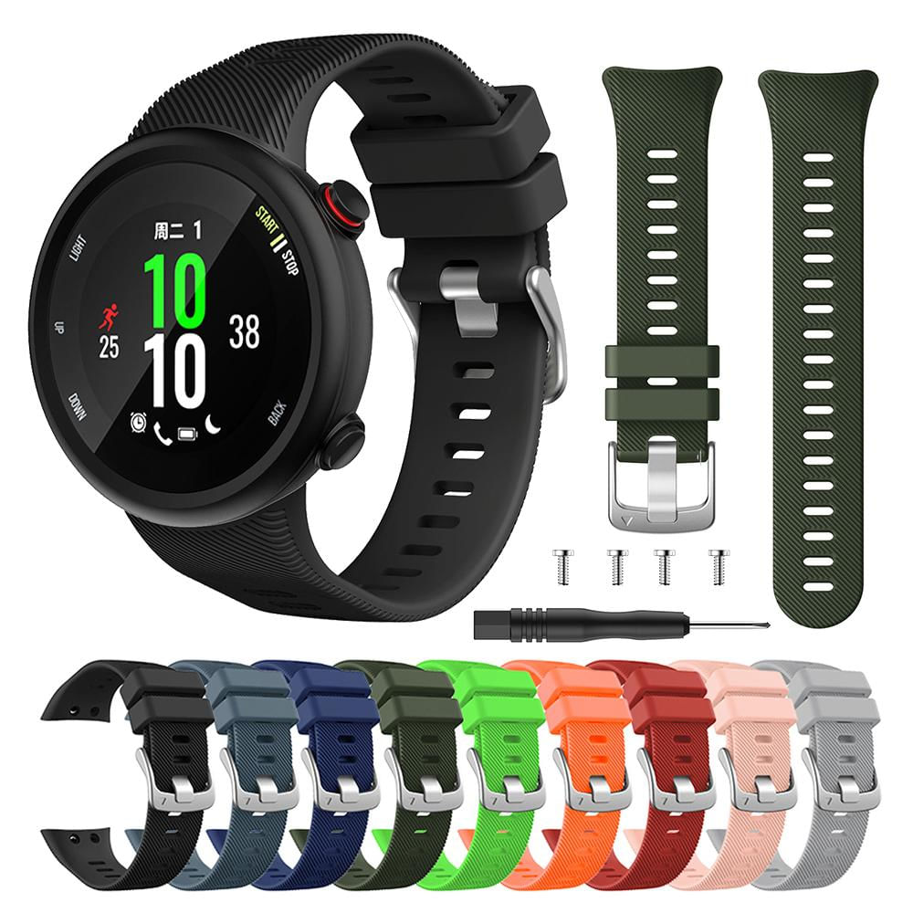 Pulseira de Silicone para Garmin Swim 2 e Forerunner 45