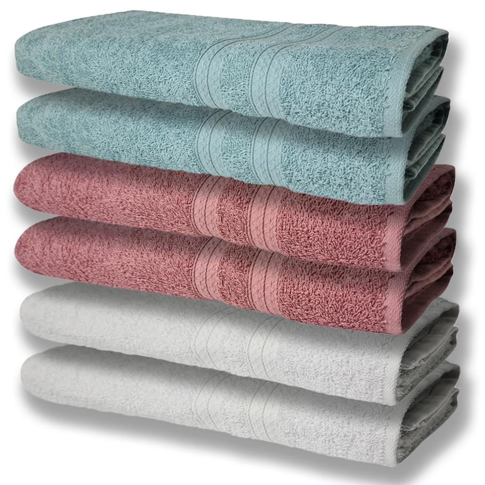 6 Toalhas Grande Super Felpudas e Grossa 80x150 BR+RE+CZ