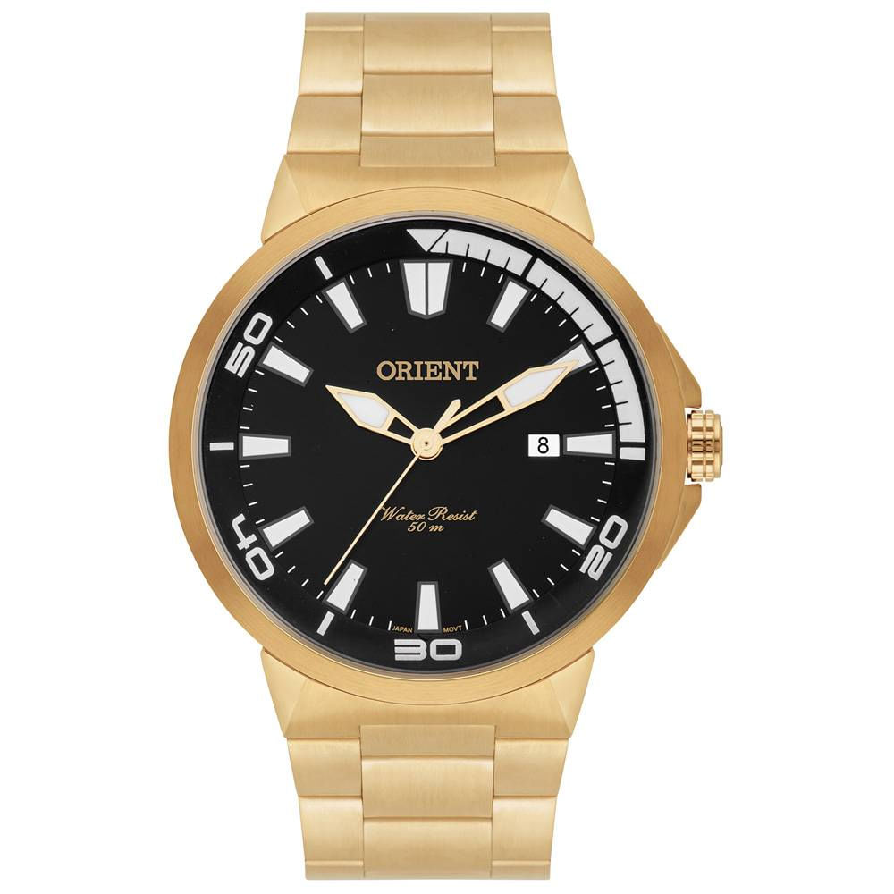 Relógio Orient Masculino Ref: Mgss1104a P1kx Casual Dourado