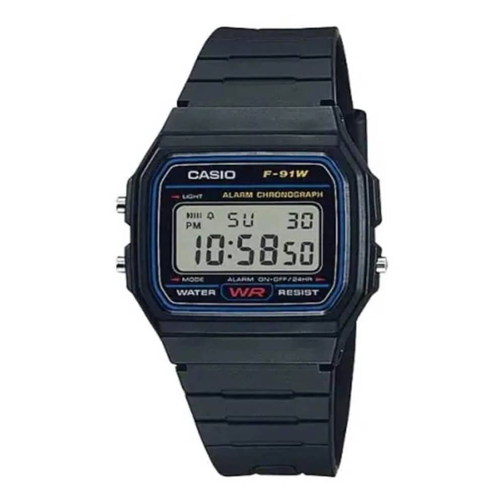 Relógio Casio Masculino Ref: F-91w-1dg Vintage Digital