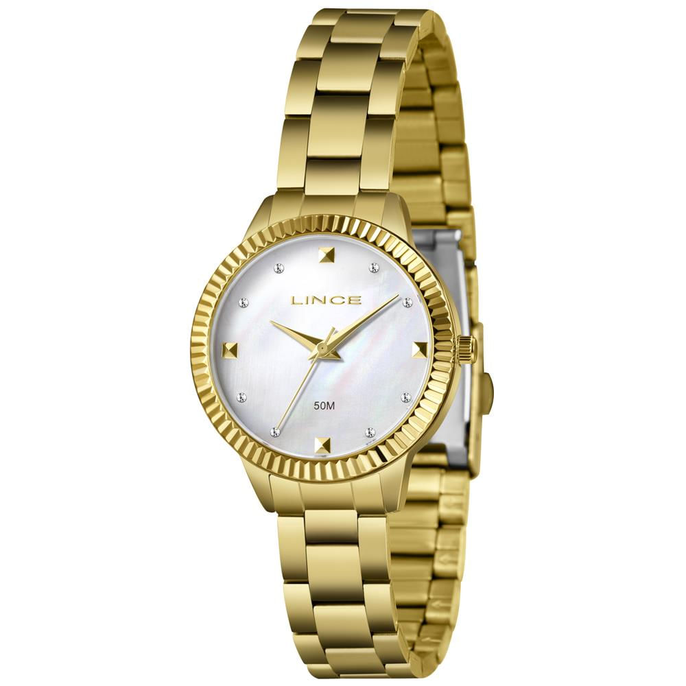 Relógio Lince Feminino Ref: Lrg4814l34 B1kx Fashion Dourado