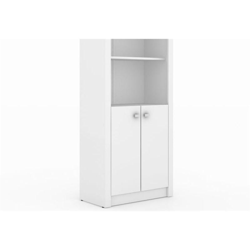 Armário Organizador para Home Office de 171,5 cm de Altura ME4110 Branco - Tecno Mobili