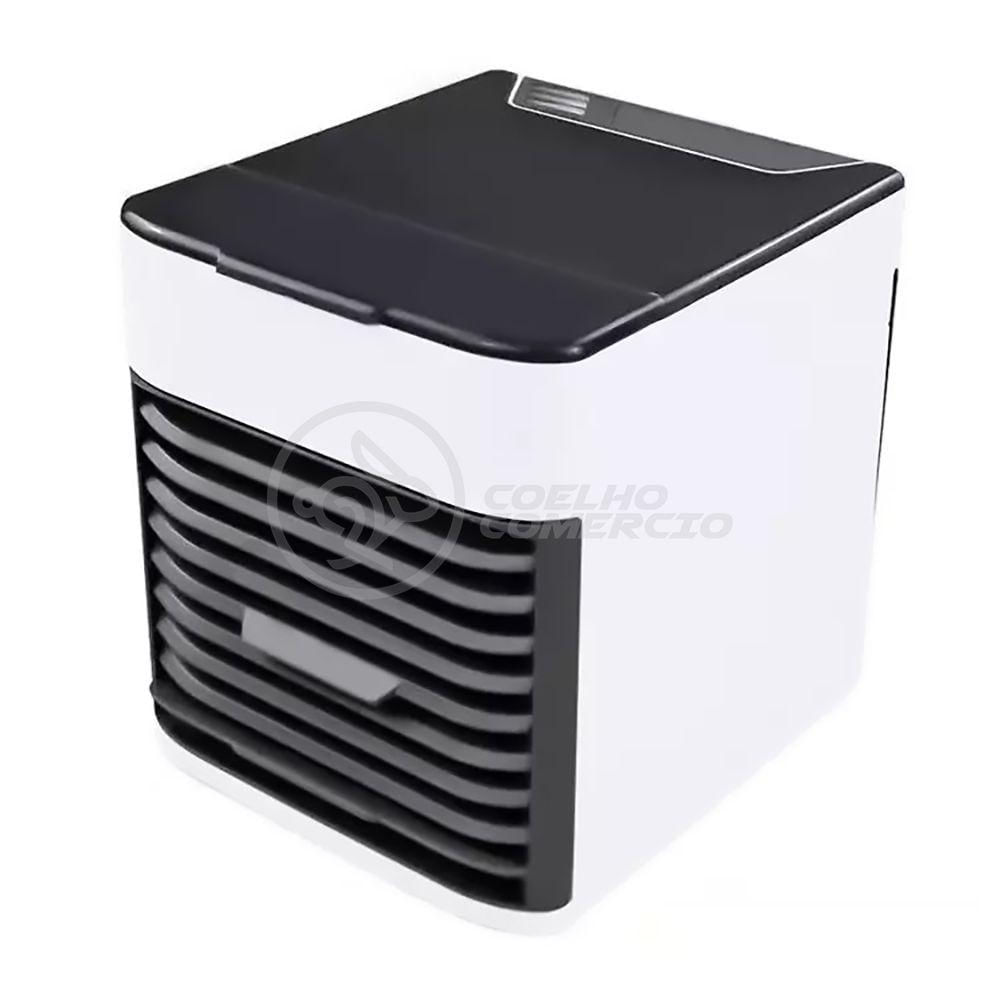 Ar Condicionado Portátil Arctic Air Cooler Umidificador Climatizador Luz Led 7 Cores Rgb