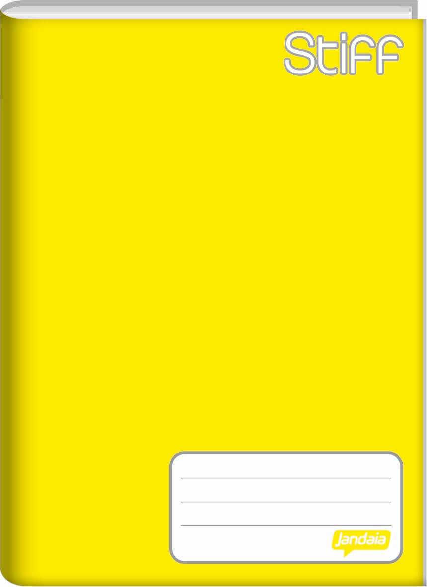 Encontraproduto.com.br - Caderno Brochura Anotação Amarelo 140x200mm 48 Folhas