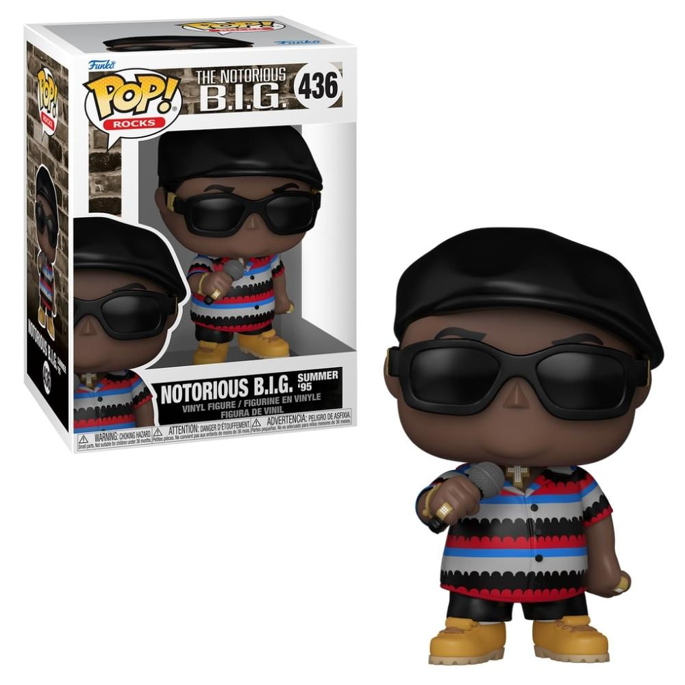 Boneco Funko Pop! Rocks - Notorious B.I.G. Summer ’95