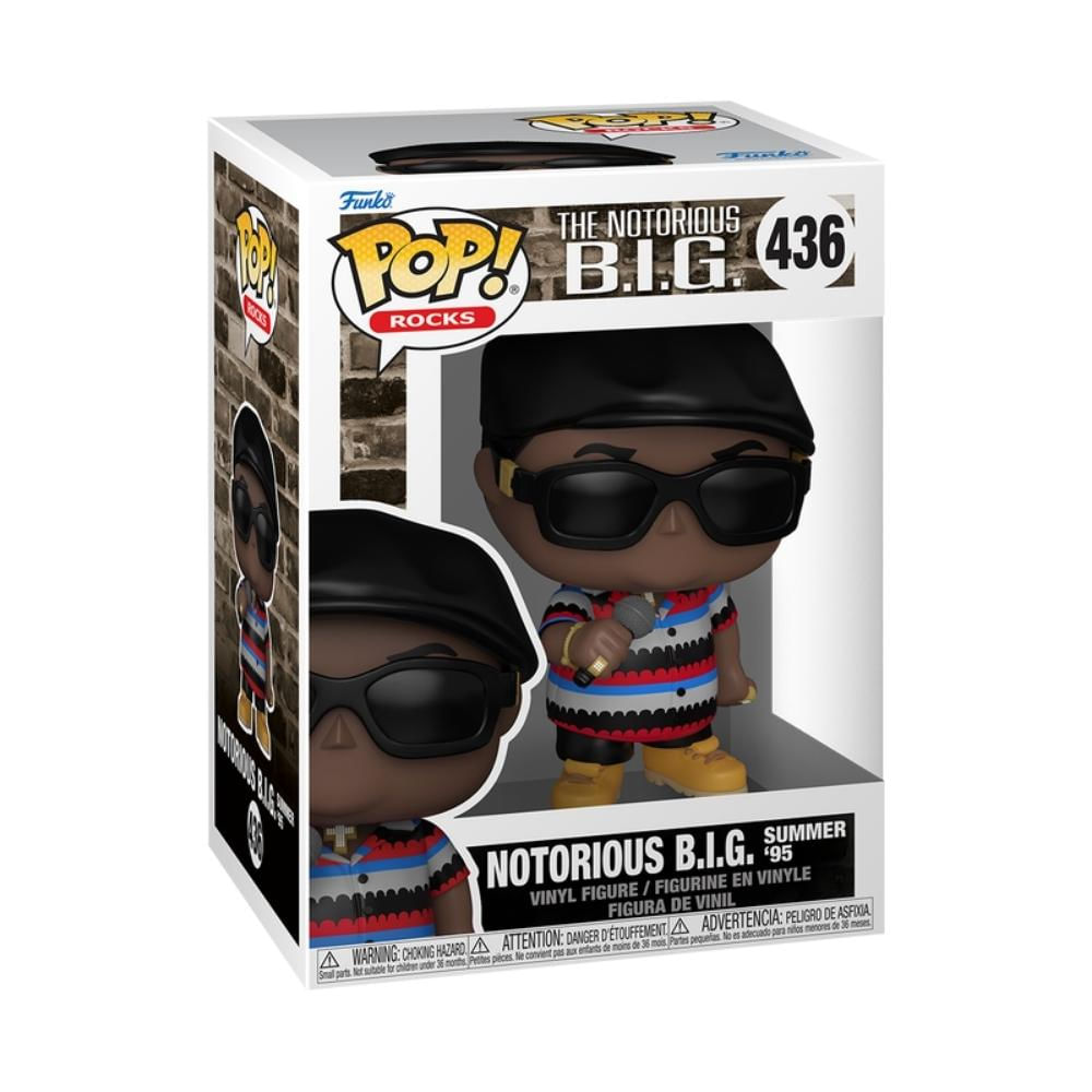 Boneco Funko Pop! Rocks - Notorious B.I.G. Summer ’95