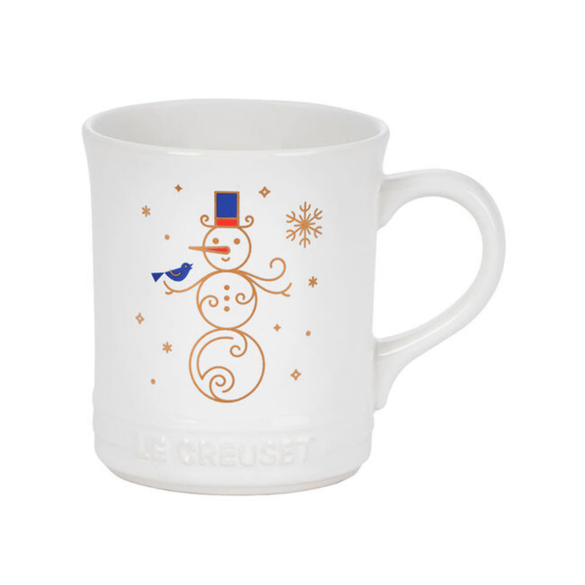 CANECA LE CREUSET SEATTLE BONECO DE NEVE BRANCO 400ML 80317400101430