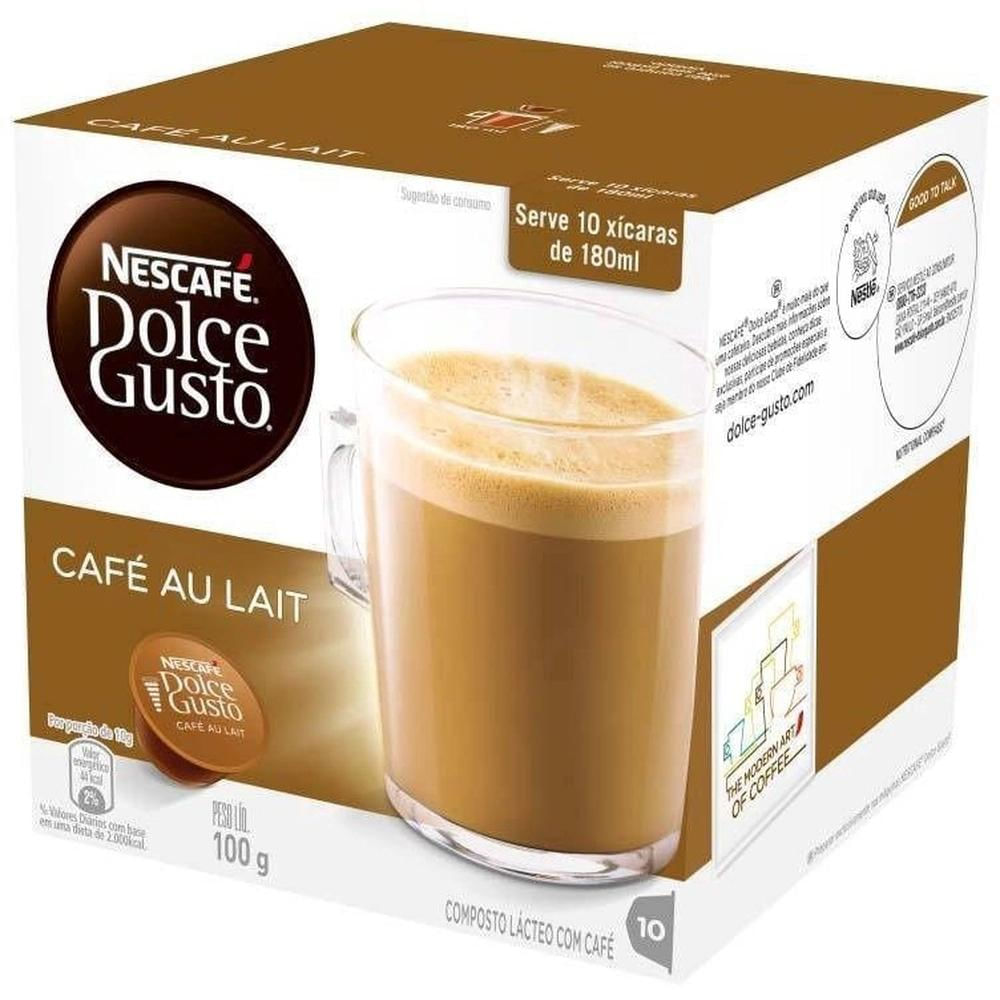 3 Cx Nescafé Café Capsula Au Lait Dolce Gusto Bebida Lactea