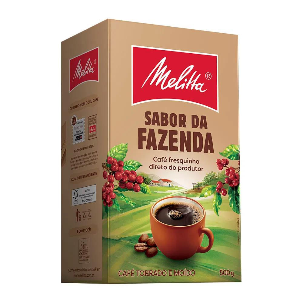 Café Tradicional Sabor da Fazenda Melitta Vácuo 500g