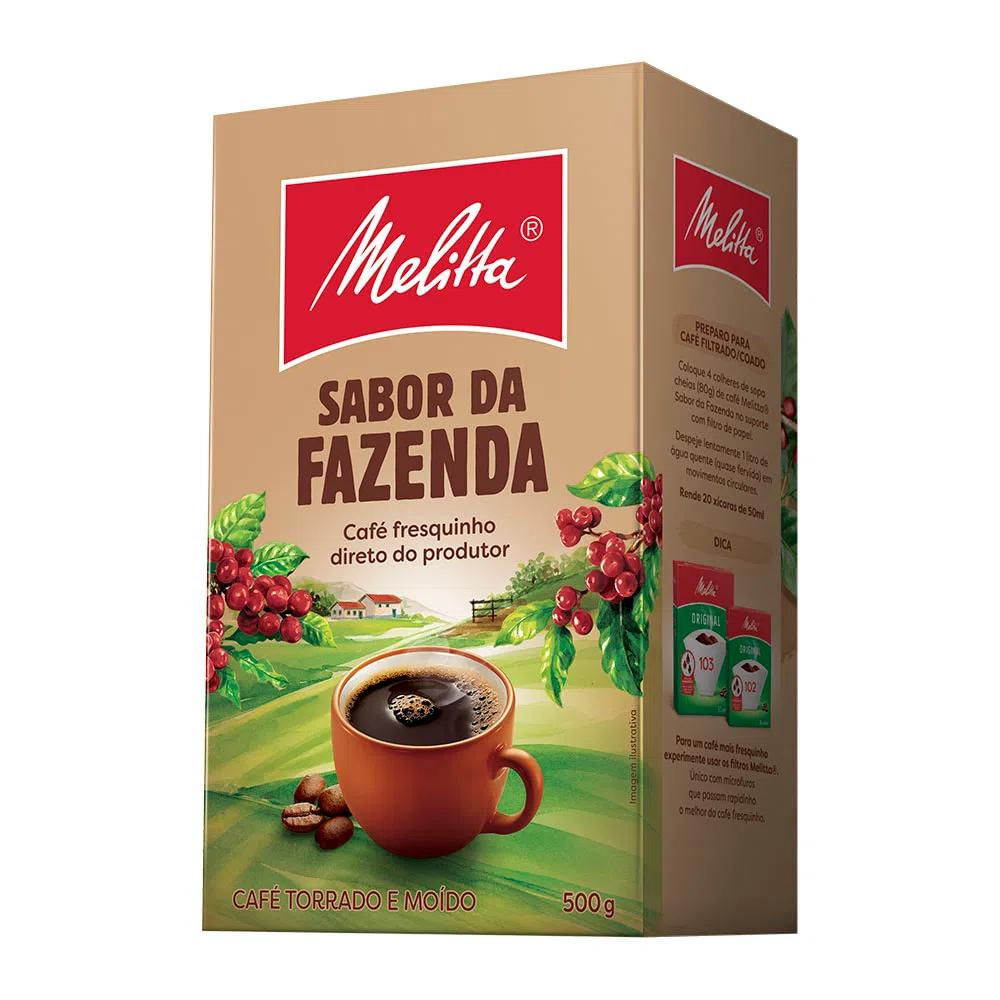 Café Tradicional Sabor da Fazenda Melitta Vácuo 500g