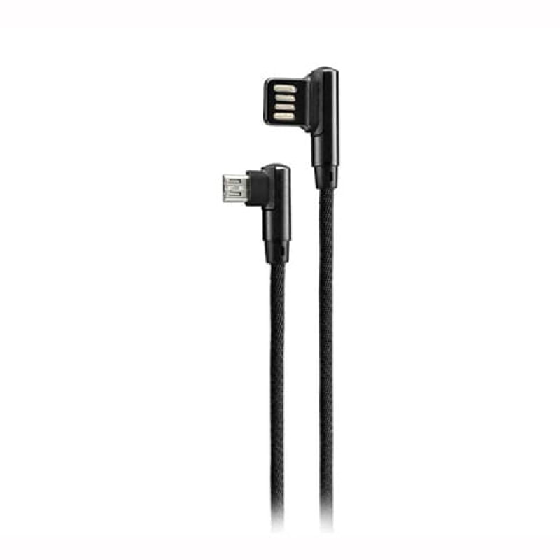 Cabo Gamer Micro USB de Nylon Trançado Warrior 1,2M Preto - Multilaser