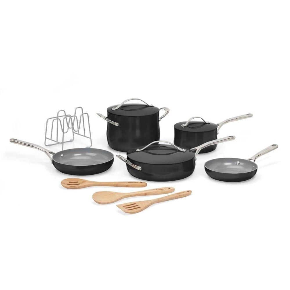 Cuisinart Conjunto De Panelas 12 Peças Purelyceramic (preto)