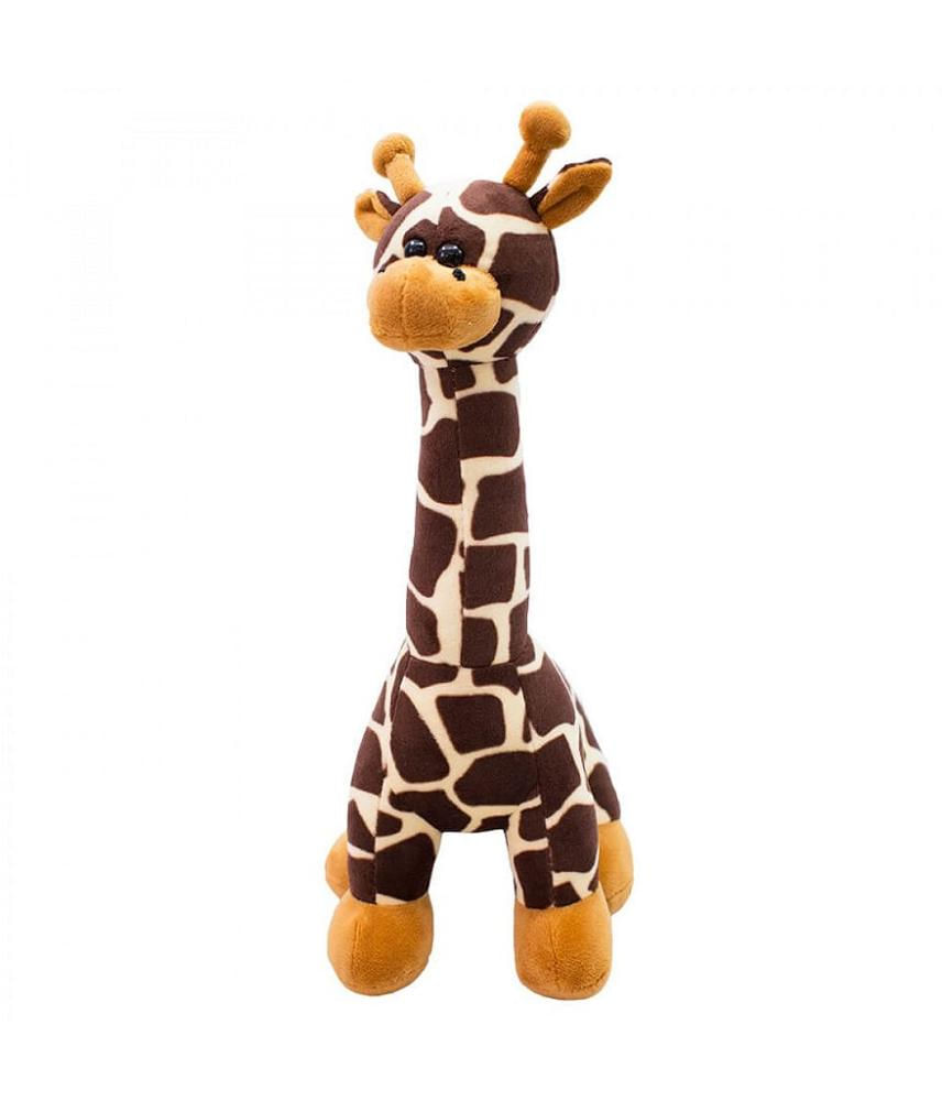 Girafa de Peúcia Em Pé 34cm de Altura