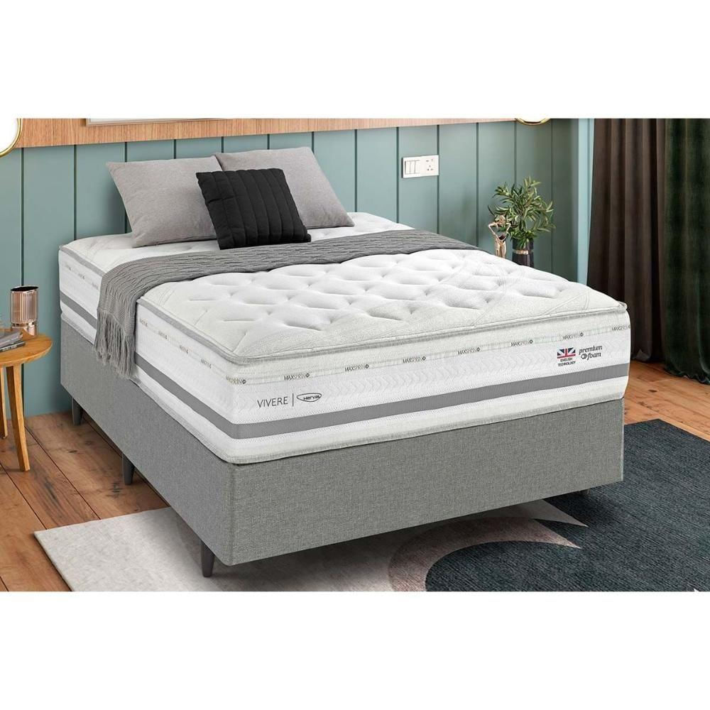 Colchão King Molas Ensacadas Maxspring C1756 C-massagem One Side (193x203x34) - Herval