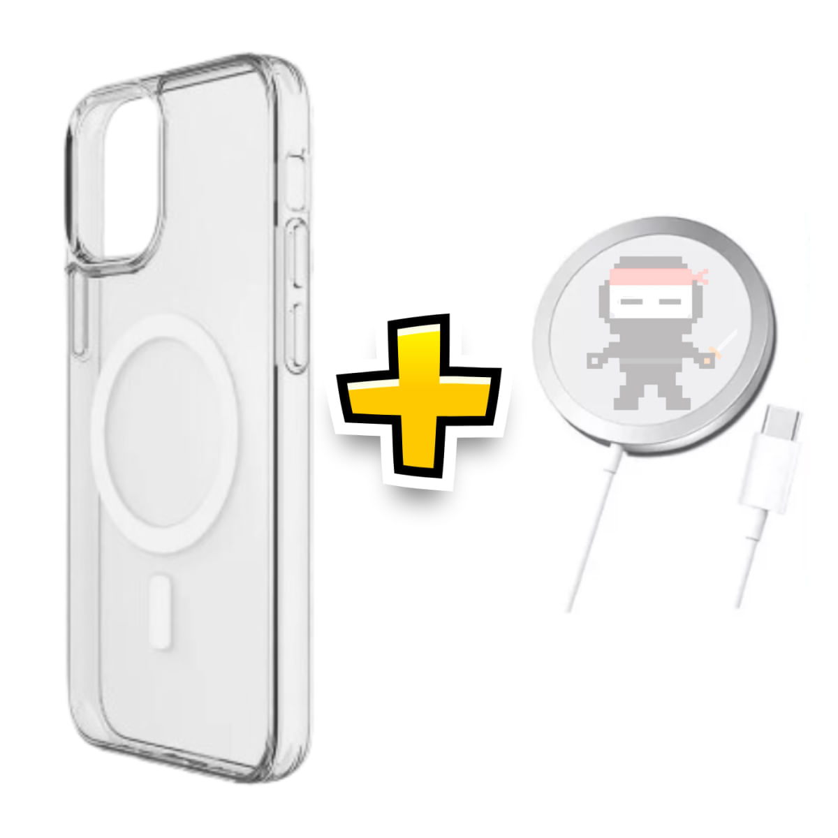 Capa Capinha Para iPhone 14 PRO MAX Magnética + Cabo conexão