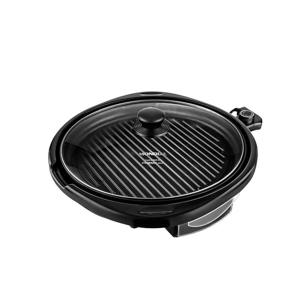 Grill Redondo Mondial Cook & Grill 40 G-03 Grill-220v-preto 220V