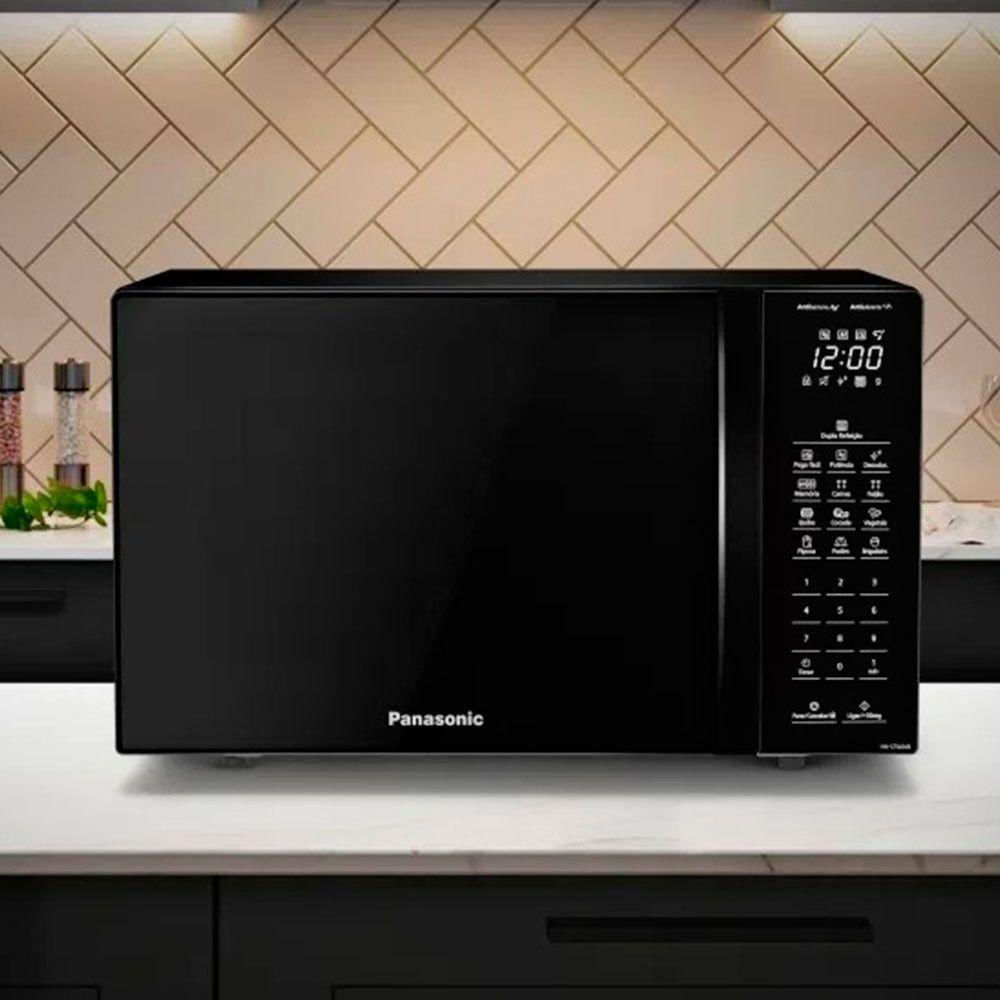 Forno Micro-ondas 34L 900w Nn-st66nbru Panasonic Preto 220v