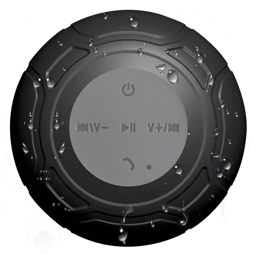 Caixa de Som Bluetooth à Prova d'Água Portátil com Microfone