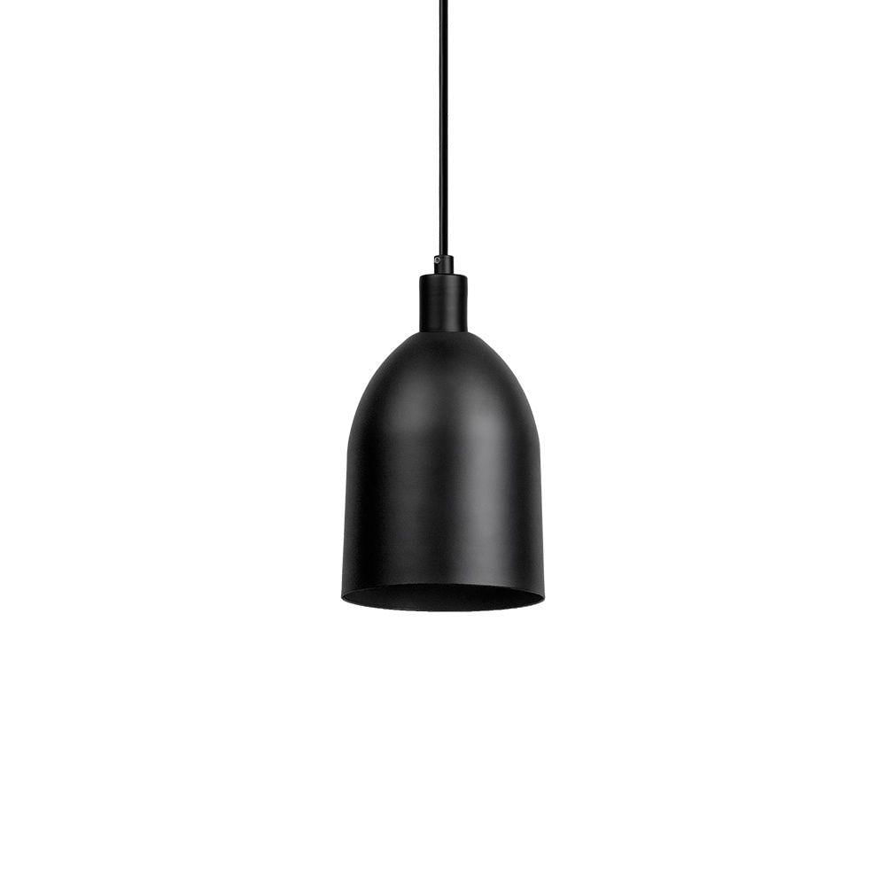 Lustre Pendente Blumenau Mila E27 Bivolt Preto