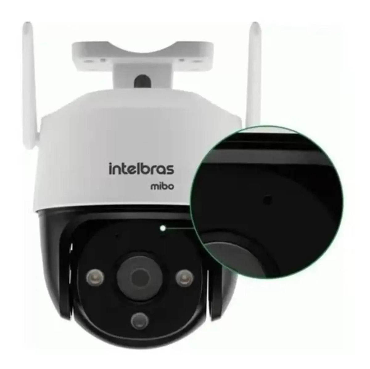 Camera Ip Wifi Inteligente Intelbras Im7 Giratoria 360 Externa Full Color + Cartão de Memoria 64gb