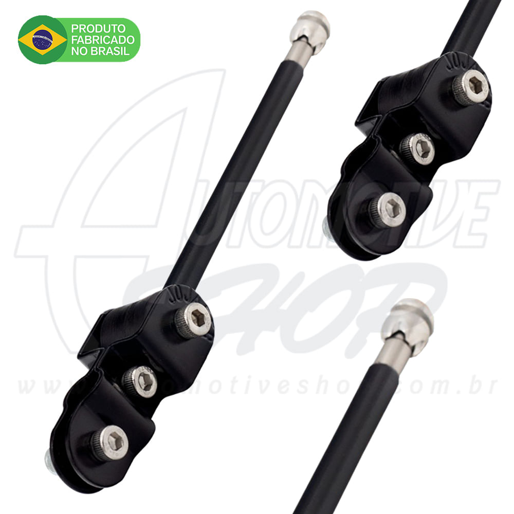 Antena Corta Pipa Moto Retrátil Retrovisor Inox 9/12 Pt HRP5