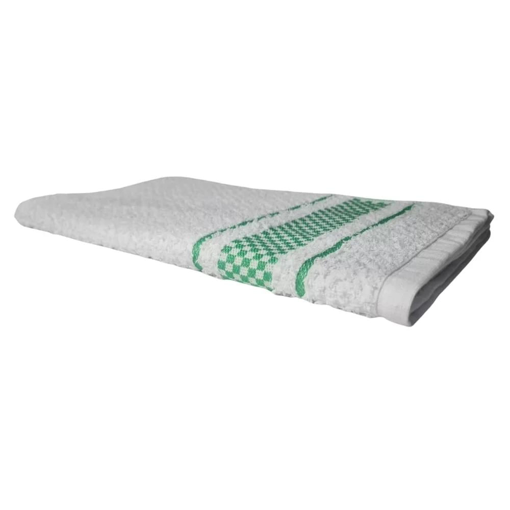 3 Panos de Prato Atoalhado Felpudo 370g/m² Premium Verde