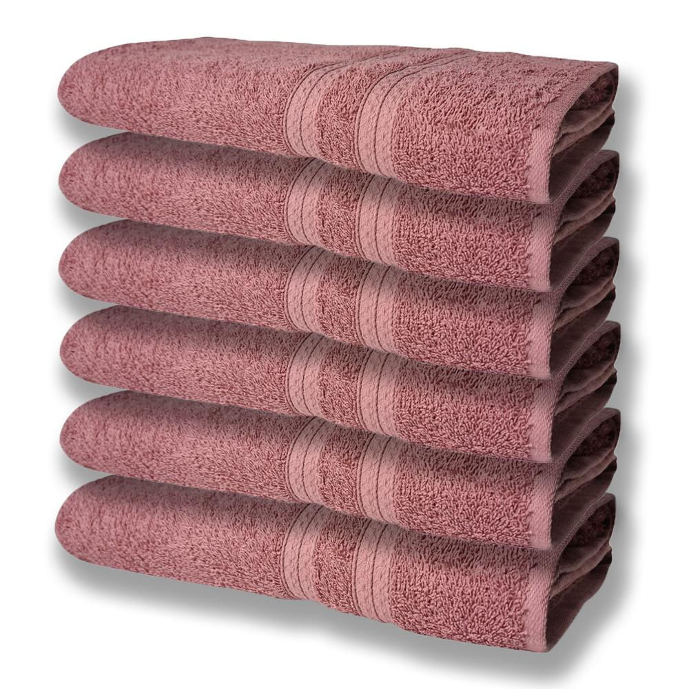6 Toalhas Grande Super Felpudas e Grossa 80x150 Rosê
