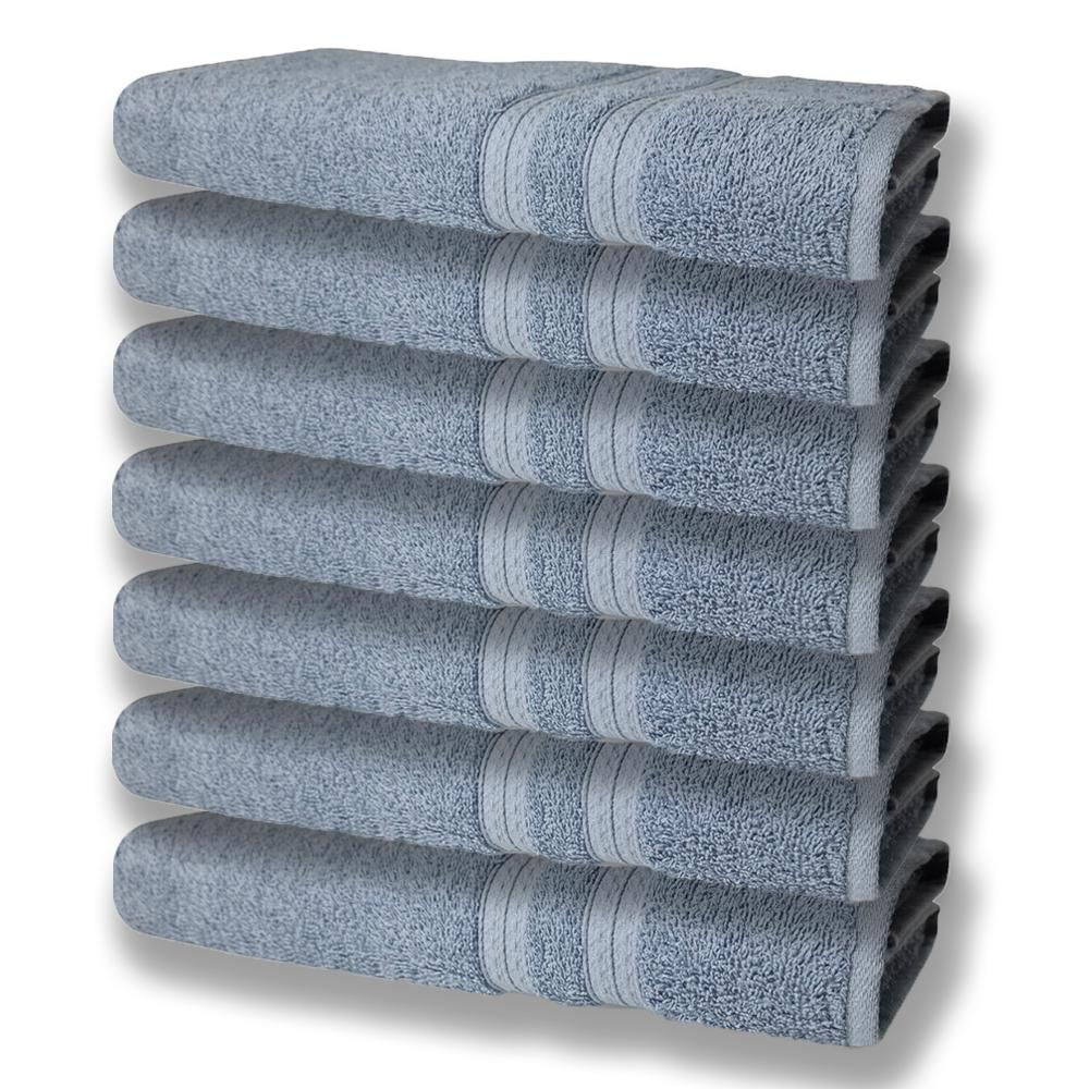 7 Toalhas Grande Super Felpudas e Grossa 80x150 Azul