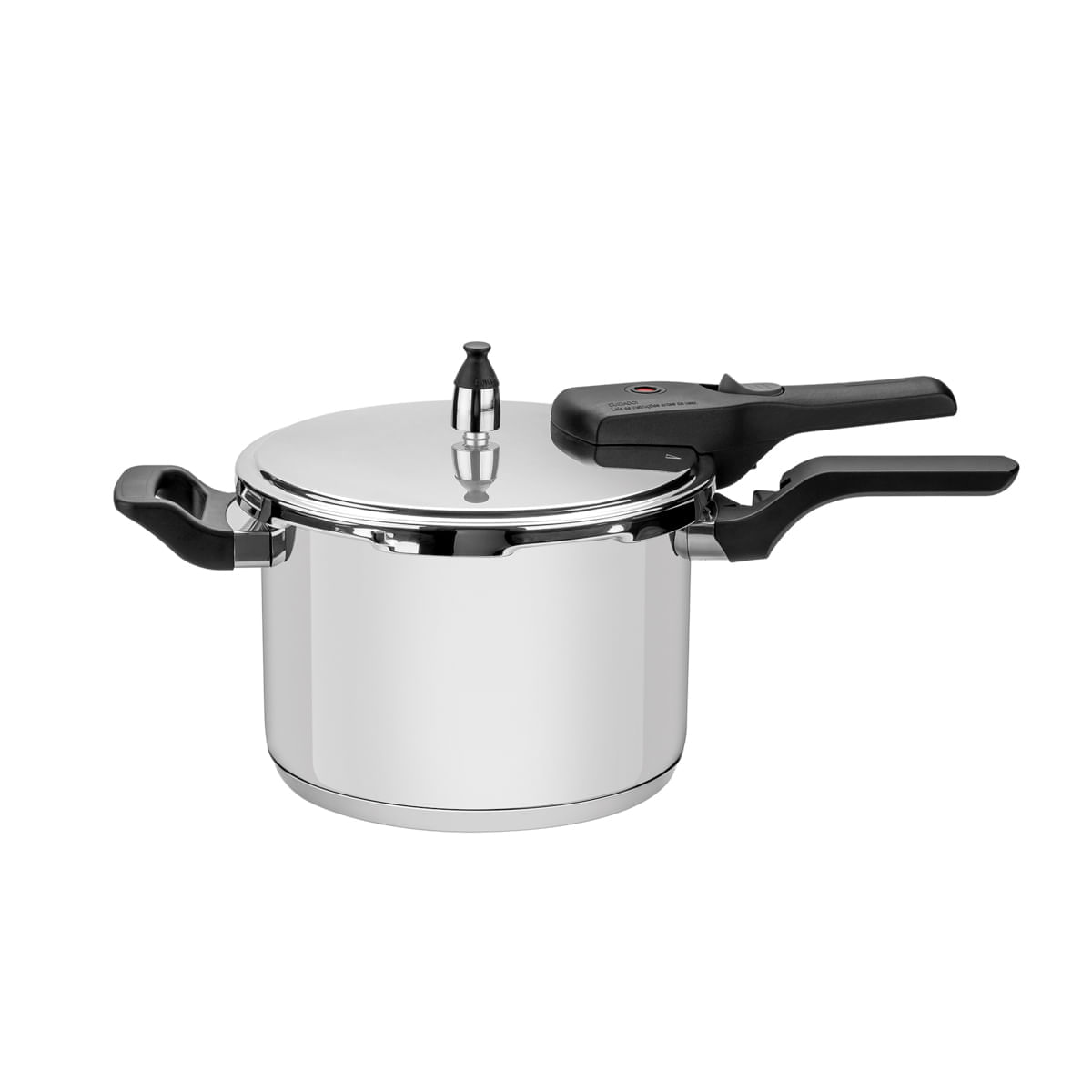 Panela de Pressão Tramontina Brava em Aço Inox com Fundo Triplo 20 cm 4,5 L