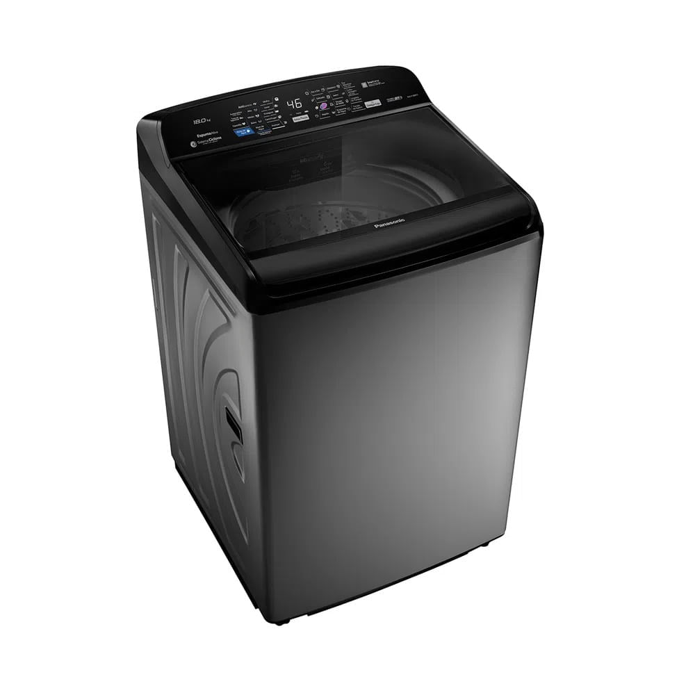 Lavadora de Roupas Panasonic 18Kg Titânio NA-F180P7TB – 220 Volts 220 Volts