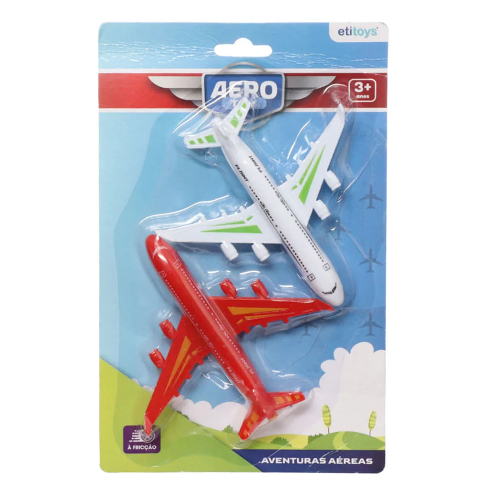 Avião de Brinquedo Etilux Aventuras Aéreas