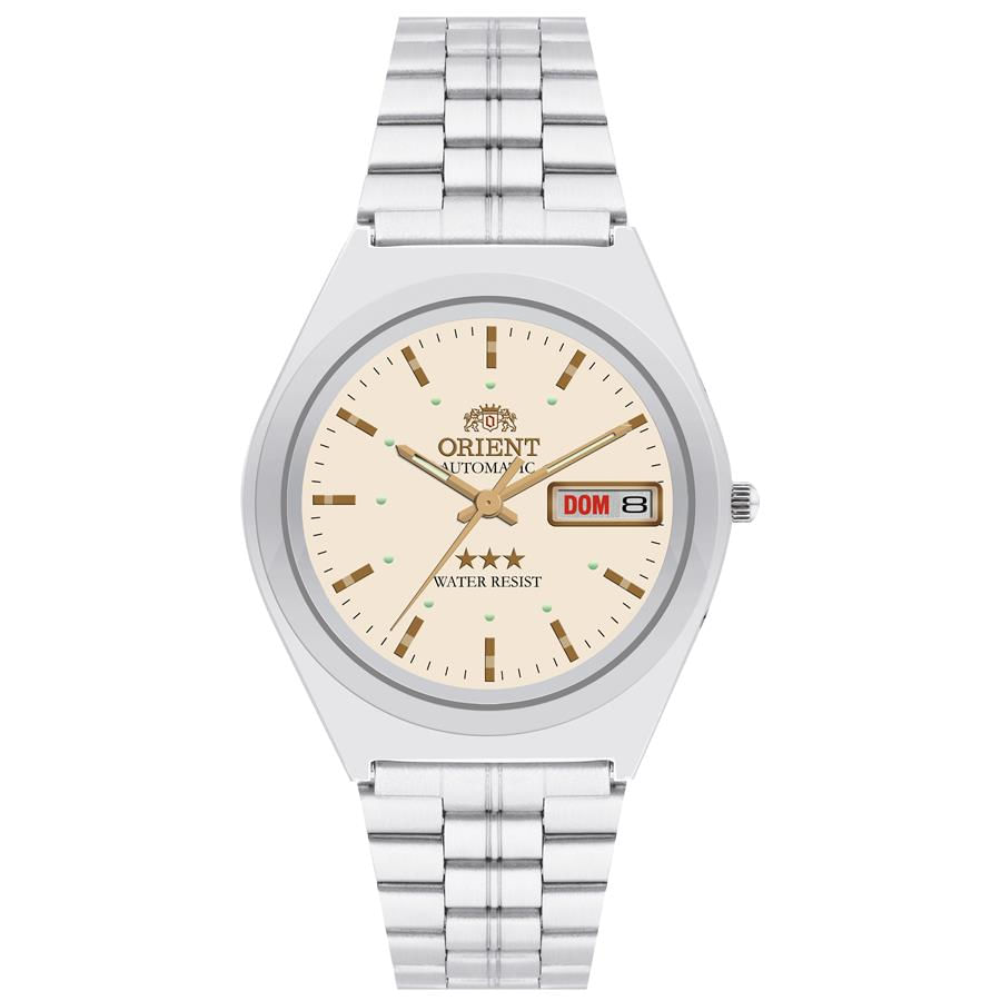 Relógio Orient Masculino Ref: 469wb1af C1sx Automático Clássico Prateado