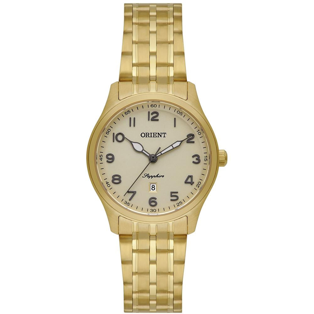 Relógio Orient Feminino Ref: Fgss1248 C2kx Slim Dourado