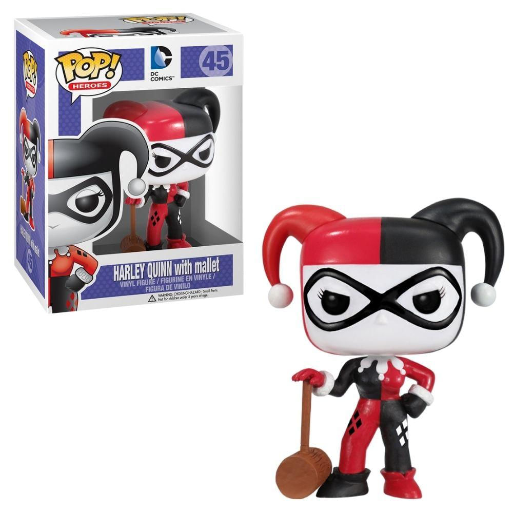 Boneco Funko POP! DC Comics  Harley Quinn With Mallet