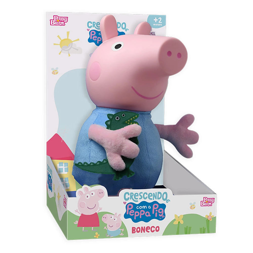 Boneco George Pig Babybrink 32cm