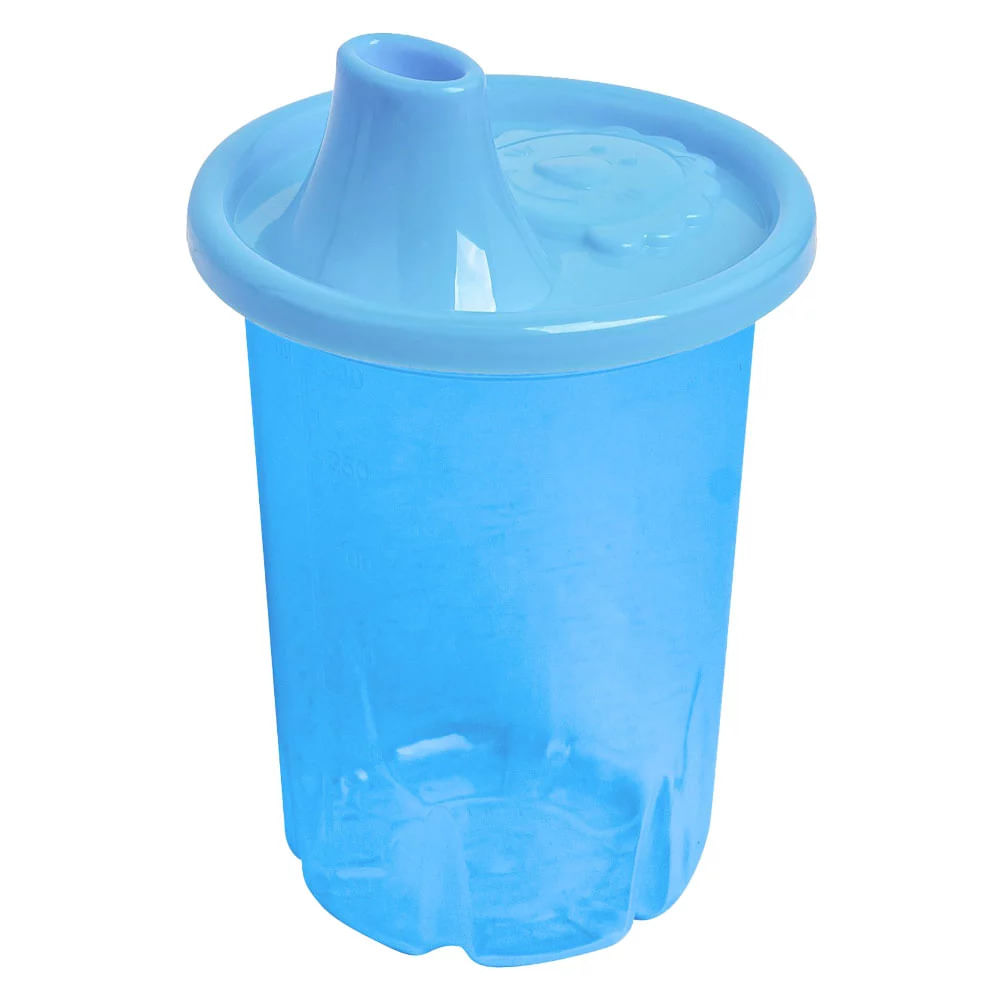 Copo Infantil Grande LP House Linha Dindo com Bico Azul 300ml