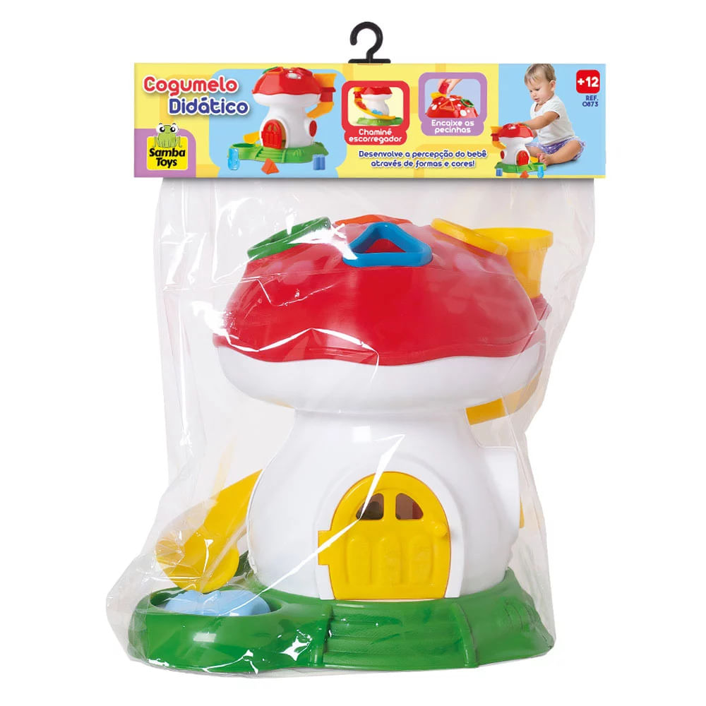 Brinquedo Cogumelo Didático Samba Toys Solapa