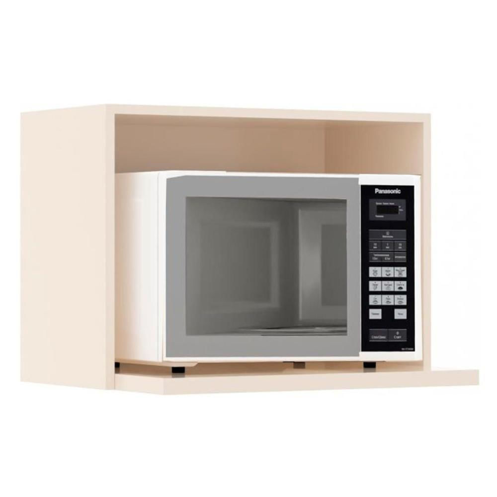 Nicho De Cozinha Modulado Connect P- Microondas 60cm Off White - Henn